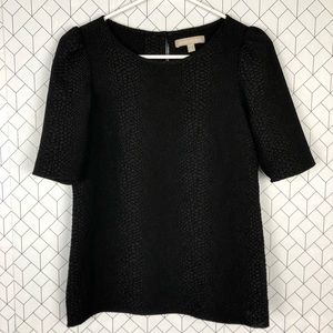 Banana Republic Puff Sleeve Textured Top